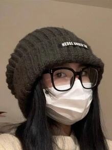 Mũ len nữ - màu đen - Xem 2