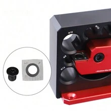 黑色一套可調整的8-20mm橡木釘製作夾具,木工電動鉆孔釘製磨圓棒輔助工具 - 黑色 - 查看 8
