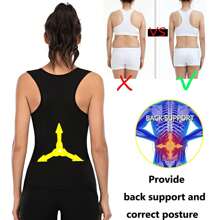 Sports Outdoor 1pc Women Adjustable Slimming Corset Neoprene Sauna Tank Top Zipper Weight Loss Vest Waist Trainer Shapewear Waist Trainer Corset