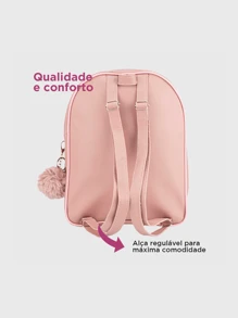 Women Fashion Backpacks - 藕粉色 - 查看 5