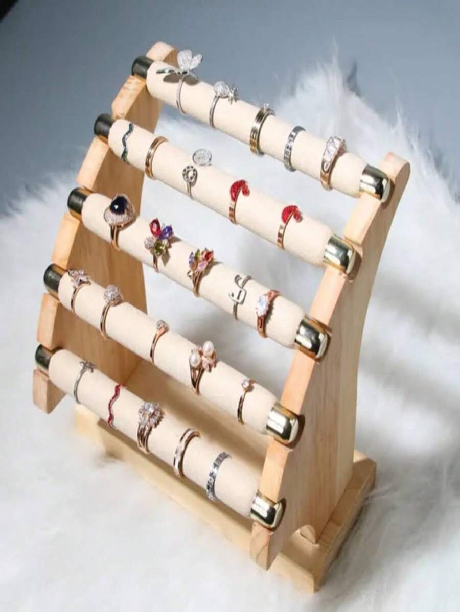 Jewelry Ring Display - 米色 - 查看 1
