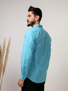 Men Shirts - Agua verde azul - Ver 4