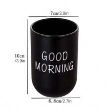 2 pièces Tasses de rinçage de bouche portables en plastique, support de brosse à dents pour la maison et l'hôtel, accessoires de salle de bain, tasses de rangement. Décoration de salle de bain, décoration d'automne, retour à l'école