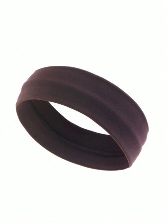 1入組純色頭帶,運動瑜珈吸汗髮帶,適用於日常使用