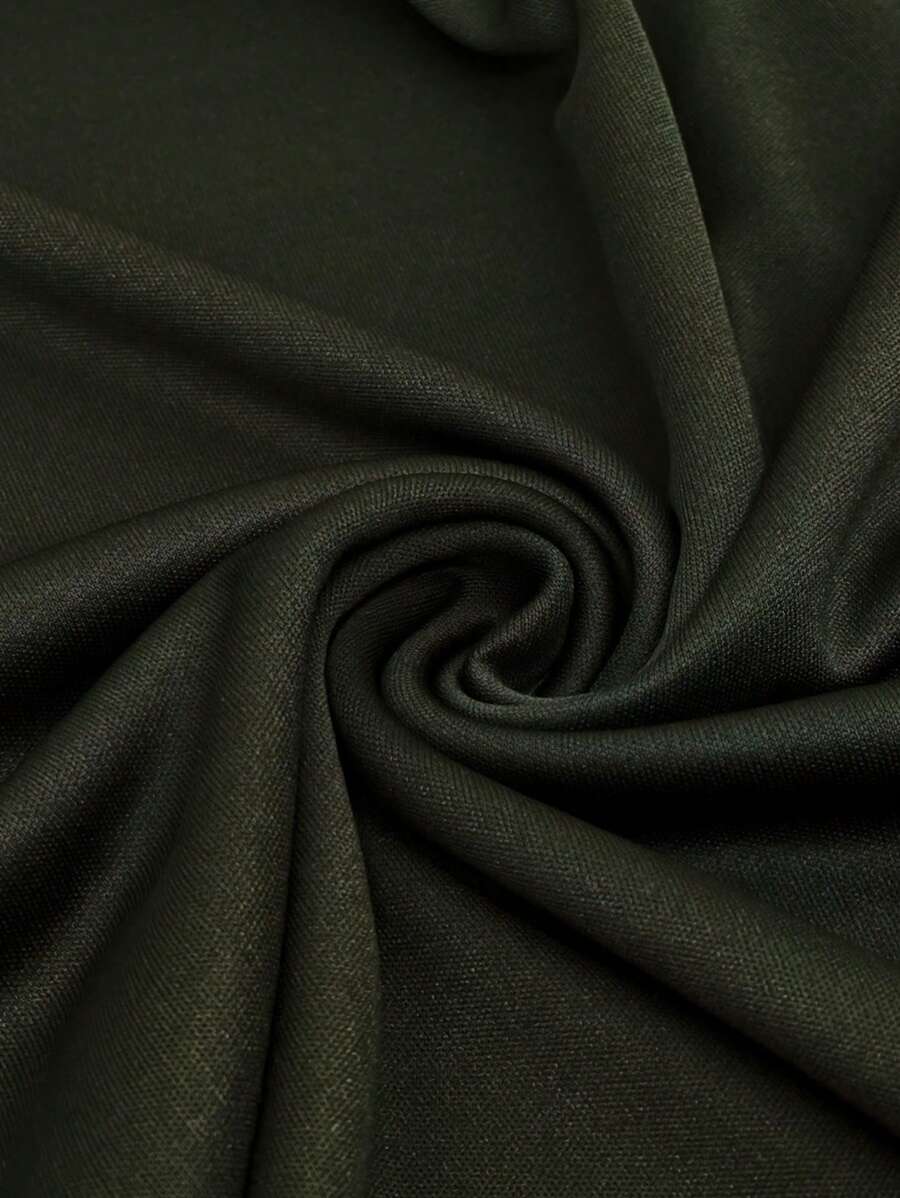 Tecido Malha Helanca Light 1m x 1,80m - Verde Militar - Visão 1