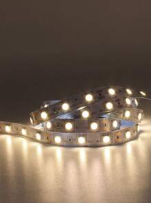 Fita Led 5050 Rolo 5 Metros 12v 300 Leds Ip20 + Fonte Branco Neutro - Preto - Visão 2