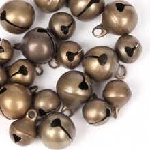 20-100pcs Jingle Bells Copper Pendants Hanging Christmas Tree Ornaments Christmas Decorations Party DIY Crafts Charms - Bronze - View 5