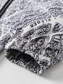 Nam In toàn bộ Thể thao Áo khoác , Áo khoác giỏ , Với Hood - Nhiều màu - Xem 4