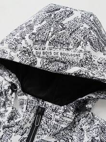 Nam In toàn bộ Thể thao Áo khoác , Áo khoác giỏ , Với Hood - Nhiều màu - Xem 3