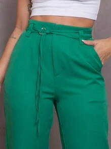 Women Pants - Dark Green - View 5