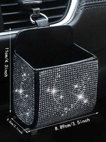 Aufbewahrungskiste Strass Dekor, Auto-Luftauslass