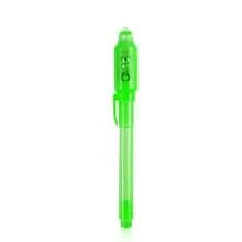 1 Pluma De Tinta Invisible Con Luz Uv, Marcador Mágico, Juguete De Espías Y Juguete De Juegos De Fiesta - Verde - Ver 2