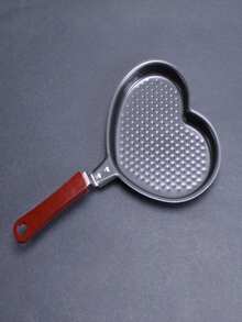 Sartén en Forma de Corazón con Revestimiento Antiadherente 16 cm - Negro - Ver 2