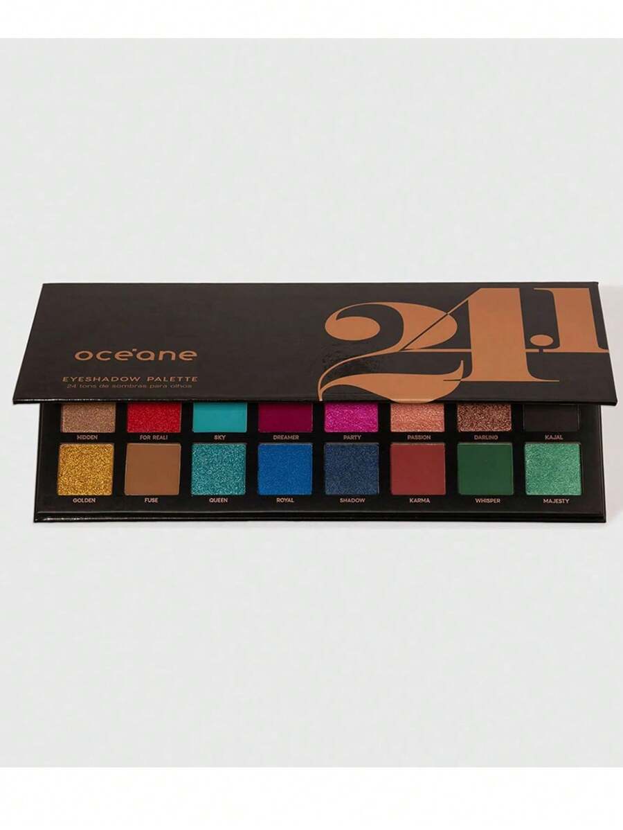 Paleta de Sombras 24 Cores Oceane - 24.1 Eyeshadow Palette 28g - Multicolorido - Visão 1