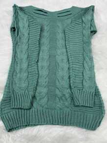 Women Knit Tops - Azul menta - Ver 1
