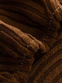 1入組有彈性提花面料沙發套適用於1/2/3/4L形沙發靠背套扶手罩,家紡防護罩 - 棕色 - 查看 8