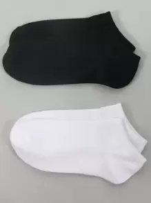 1/5/10/15/20/30/50雙 女款夏季薄款休閒時尚低口短襪、短踝襪 - 彩色 - 查看 4