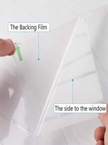 1卷霧面效果控熱窗戶隱私膜,靜電吸附防uv裝飾貼紙,適用於客廳、臥室、浴室、廚房 - 無色 - 查看 8