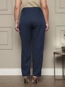 Plus Size Pants - Donker blauw - Bekijken 2