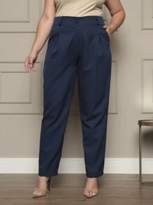 Plus Size Pants - Donker blauw - Bekijken 3