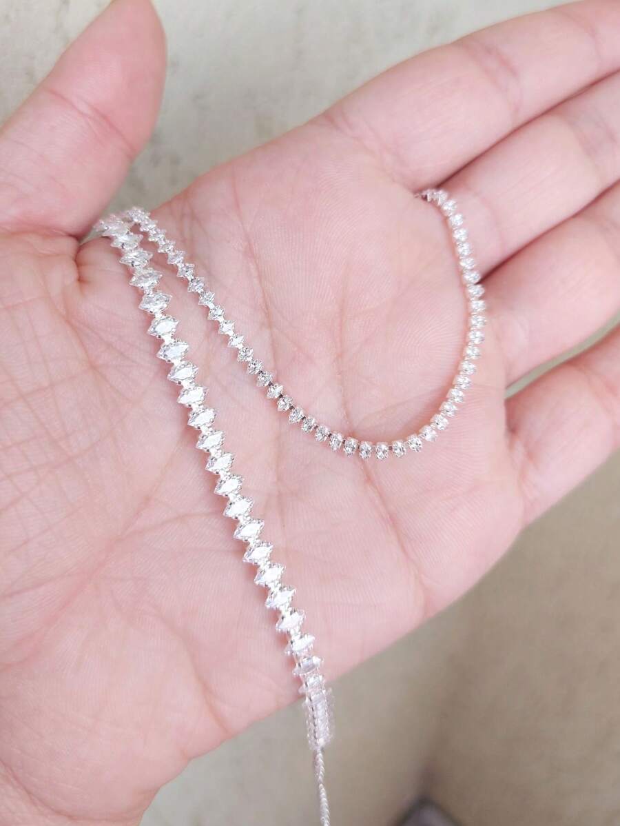 Women's Jewelry Sets - Plateado - Ver 1