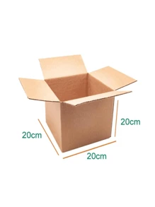 10 cajas de cartón 20x20x20 - Multicolor - Ver 2