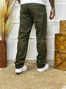 Men Jeans - Army Green - View 4