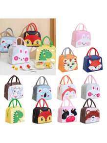 2 piezas Lonchera Térmica Bolsa Lunch Aislamiento Frío Y Calor kawaii - Multicolor - Ver 1