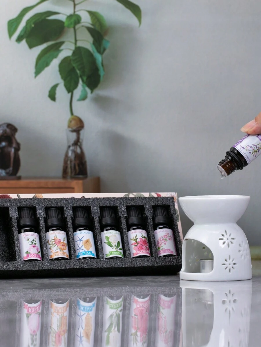 7入組10ml水溶性芳香療法精油 - 彩色 - 查看 1