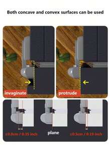 Refrigerator Door Universal/Increase Constant Opening Function Gray 1 Pc Latch Lock