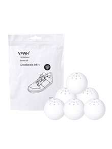 6 顆香薰除臭球、鞋櫃除臭球、鞋臭和衣櫃空氣清新劑、持久留香 - 白色 - 查看 5