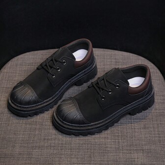 New Arrival 2022 Women's Flat Sneakers, Casual Athletic Shoes, Stylish Chunky White Shoes With Low-key Design, Ideal For Spring And Autumn Seasons