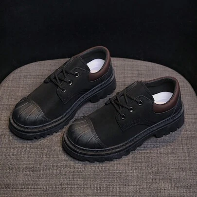 New Arrival 2022 Women's Flat Sneakers, Casual Athletic Shoes, Stylish Chunky White Shoes With Low-key Design, Ideal For Spring And Autumn Seasons