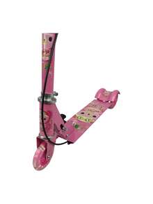 Patin Del Diablo Scooter Three Wheels With Light And Hand Brake - Pink - View 6