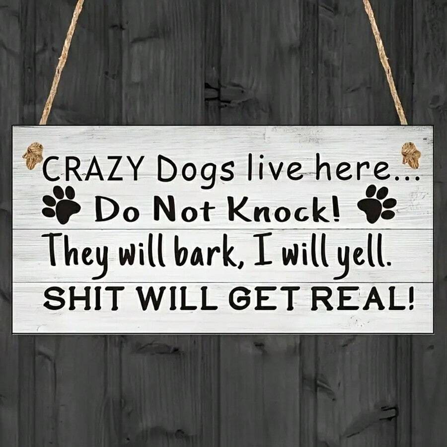 1pc Pet Id Tag, Wooden Dog Accessory,Home Decor ,Room Decor,Wall Decor