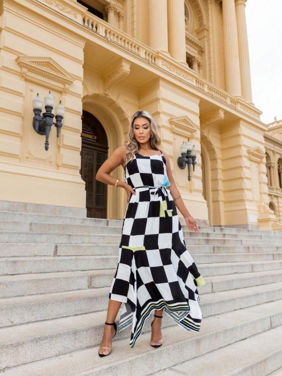 Women Dresses - Đen và trắng - Xem 1