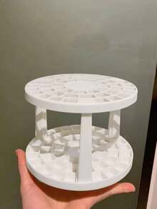 1入組創意化妝盒支撐架帶刷支架,筆筒,大容量節省空間美妝工具收納架適用於化妝品畫筆和鋼筆