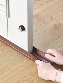 1pc Corrugated Door Bottom Seal Strip For Air Conditioning And To Block The Cold Wind - White - View 6