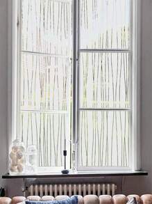 1卷霧面效果控熱窗戶隱私膜,靜電吸附防uv裝飾貼紙,適用於客廳、臥室、浴室、廚房 - 無色 - 查看 4