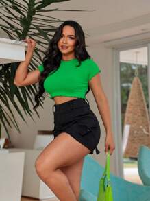 Women Shorts - màu đen - Xem 2