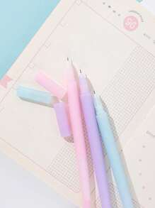 卡通水母設計軟硅膠筆,中性筆,隨機顏色 - 彩色 - 查看 7