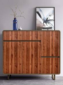 1卷復古木紋棕色自粘壁紙,適用於家庭櫥櫃、桌椅、房間背景等裝飾 - 彩色 - 查看 6