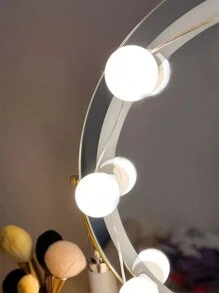 10入組鏡前燈用led燈泡,適用於浴室,梳妝台和化妝間,亮度可調,易安裝,便於攜帶