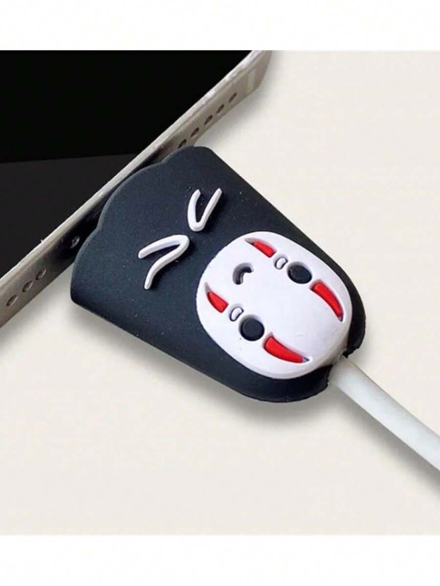 1 Charger Cable Protector With Funny Characters