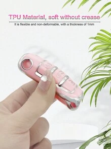 粉色防摔钥匙包 + 适用于奥迪 A3、A1、Q3、Q2L、TT、老款 A6、Q7、Q5 钥匙扣折叠保护套 - 粉色 - 查看 9
