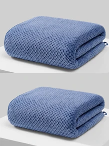 1 Bộ Khăn Tắm Hình Chữ Nhật Bằng Sợi Polyester Màu Xanh Đậm, Kích Thước 26,92 * 53,84 Inch, Dành Cho Nam Và Nữ, Sử Dụng Trong Gia Đình, Người Lớn Và Trẻ Em, Bơi Lội Và Tắm, Nhanh Khô, Thấm Hút, Mềm Mại Và Không Phai Màu, Thích Hợp Cho Phòng Tắm, Khách Sạn, Phòng Tập Thể Dục, V.v. - xanh nước biển + xanh nước biển - Xem 1