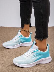 舒服的透氣跑步鞋,輕便軟底競技鞋適用於休閒穿戴 - 彩色 - 查看 4