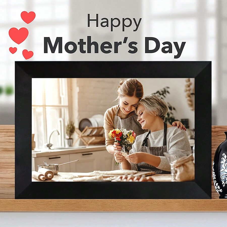 10.1 inch WiFi Digital Picture Frame, Email Photos from Anywhere, Touch Screen Display