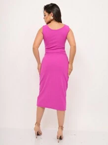 Women Two-piece Outfits - Rosa Roja - Ver 2