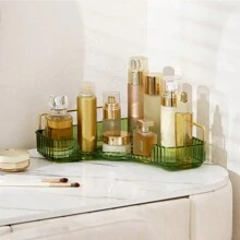 Corner Makeup Counter Organizer, Bathroom Countertop Perfume Tray and Vanity Organizer,  Cosmetic Storage Case, Corner Storage Organizers Shelves for Bathroom, Kitchen, Dresser. Gifts for Mom,Girls,Women.For New Year, Christmas annd All Festival Gift - atrovirens - View 8